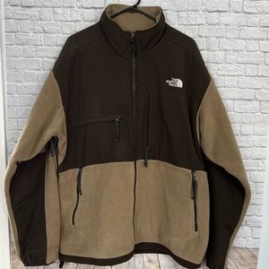 North Face Denali Tan & Brown